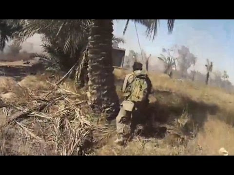 بالفيديو مقاتل ينتمي إلى داعش يصور لحظة مقتله