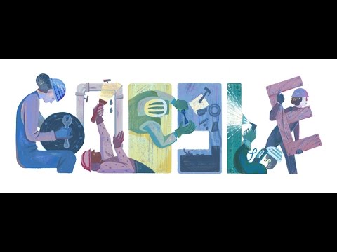 غوغل يحتفل بعيد العمال على صفحته الرئيسية