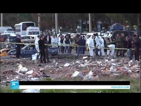 بالفيديو هجوم بسيارة مفخخة في مدينة غازي عنتاب التركية