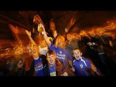 بالفيديو تتويج تاريخي لنادي ليستر سيتي بلقب الدوري الإنكليزي لكرة القدم