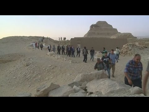 بالفيديو سقارة من أهم المناطق الأثرية في مصر