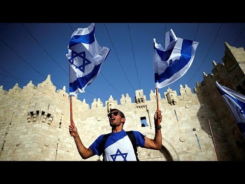 بالفيديو مسيرة اليمين الإسرائيلي في الذكرى 49 لاحتلال القدس الشرقية