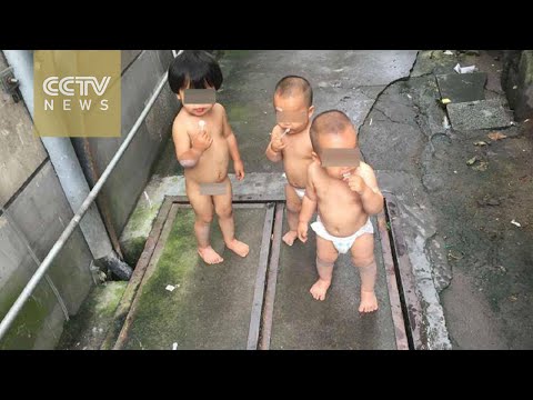 الشرطة الصينية تساعد 3 أطفال في العودة لمنزلهم