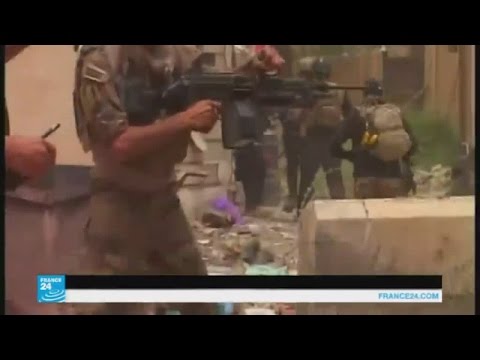 القوات العراقية تخوض معارك عنيفة أثناء تقدمها في الفلوجة