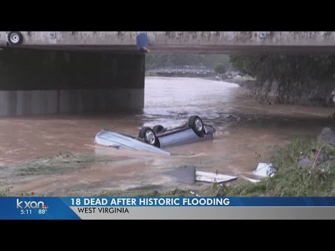 شاهد فيضانات ولاية فرجينيا الأميركية