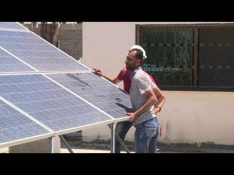 بالفيديو  استخدام الطاقة الشمسية يزدهر في غزة