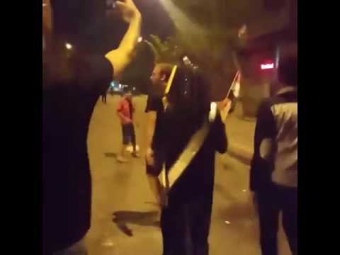 لكة جمال العراق تقود مظاهرة ضد الإرهاب