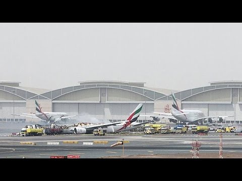 بالفيديو شاهد استئناف حركة الطيران في مطار دبي