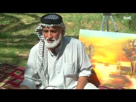 بالفيديو الرسام كريم الغرباوي يوثق بريشته يوميات الحياة العراقية