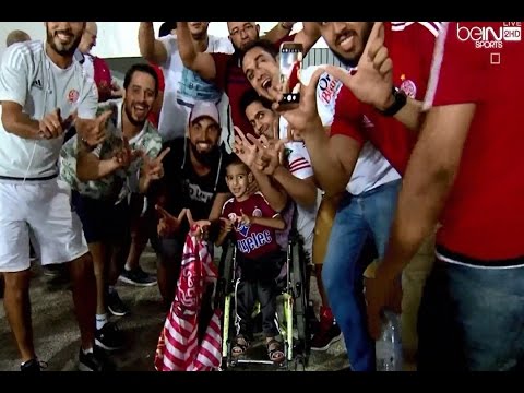 بالفيديو فرحة الجماهير الحمراء بعد اعلان الحكم فوز الوداد على الأسيك