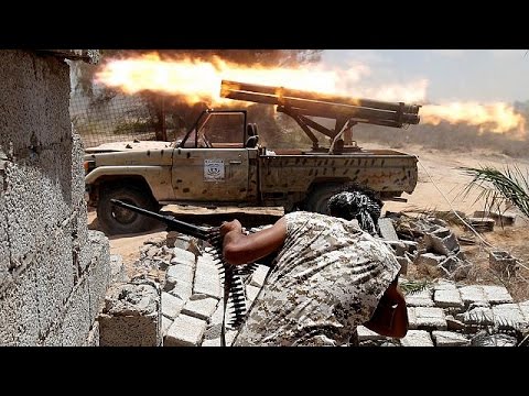 بالفيديو القوات الموالية للحكومة الليبية تتقدم في مدينة سرت