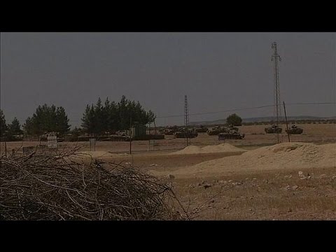 بالفيديو تركيا تنشر دبابات بالقرب من جرابلس السورية