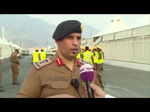 بالفيديو تجهيزات السلامة في خيام الحجيج