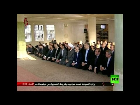 الأسد يؤدي صلاة عيد الأضحى في داريا