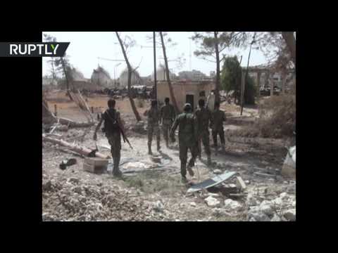 بالفيديو القوات السورية تكثف عملياتها في مدينة حلب