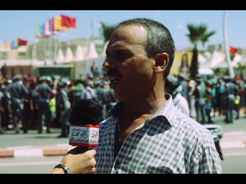 الباعة الجائلون ينظمون وقفة حتجاجية في موسم مولاي عبد الله