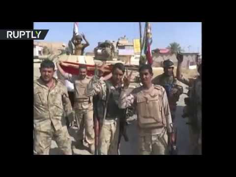 بالفيديو فرحة القوات العراقية بعد فرض سيطرتها على قضاء الحمدانية