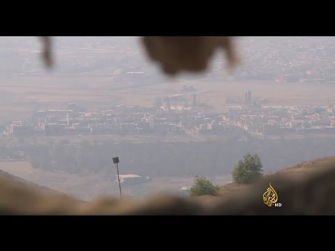 بالفيديو البيشمركة تعزز قواتها في محيط مدينة بعشيقة