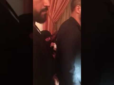 بالفيديو مي الحريري تنهار من البكاء في جنازة ملحم بركات