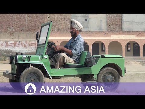 مهندس هندي يصنع أصغر سيارة جيب في العالم