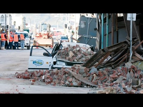 بالفيديو زلزال قوي يضرب مدينة كرايستشيرش في نيوزيلندا صباح الأحد