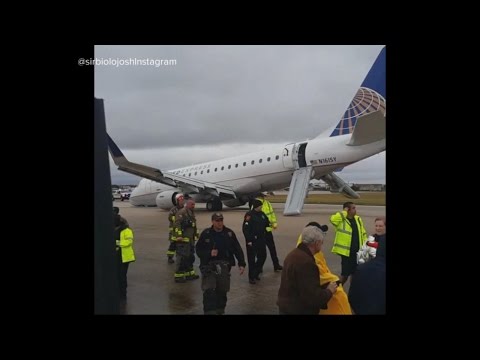شاهد قائد طائرة أميركية يكسر أنفها أثناء الهبوط