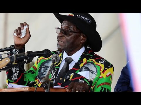 بالفيديو  روبرت موغابي يحتفل بعيد ميلاده الـ93