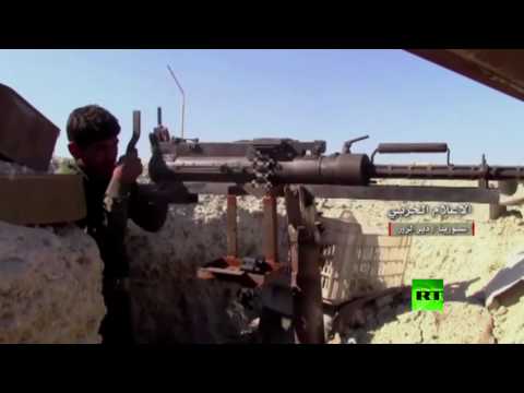شاهد الجيش السوري يخوض معارك شرسة في محافظة دير الزور
