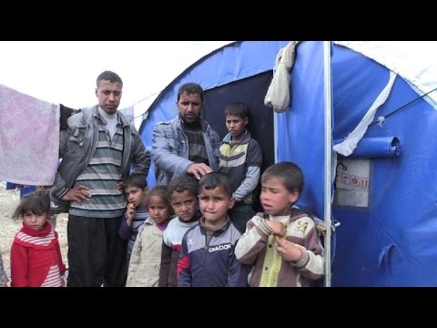 شاهد تفاقم الأزمة الإنسانية مع تزايد أعداد النازحين من الموصل