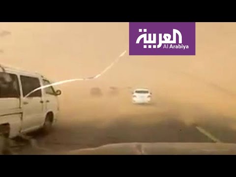 شاهد موجة الغبار في السعودية تنتهي الخميس