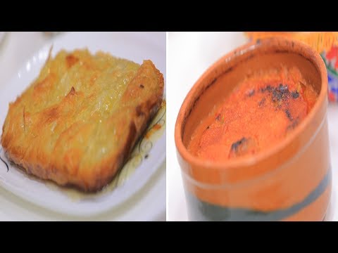 شاهد طريقة إعداد طاجن بامية بكرات اللحمة وخبز شامي