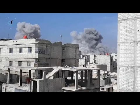 شاهد مقتل العشرات في قصف على الغوطة الشرقية