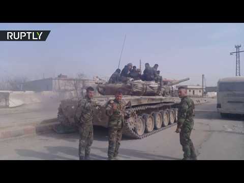 فيديو الجيش السوري يستعيد ثلث الغوطة الشرقية