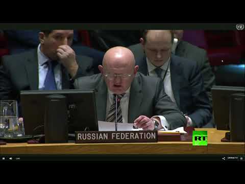 شاهد نيبينزيا يدعو إلى إرسال بعثة إلى منطقة الصراع الفلسطيني الإسرائيلي