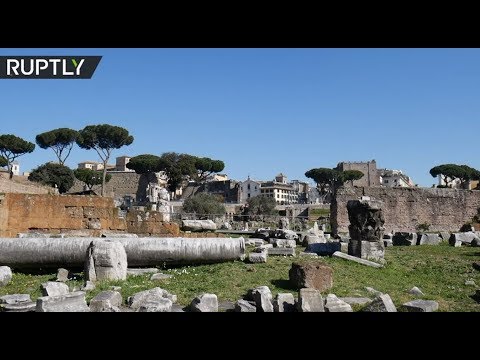 شاهد اكتشاف تابوت حجري أثري لمؤسس روما الأسطوري