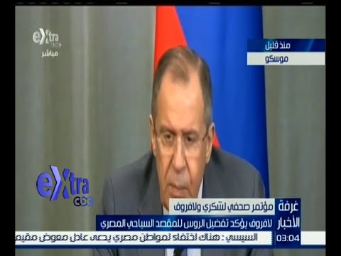 لافروف يؤكد تفضيل الروس للسياحة في مصر