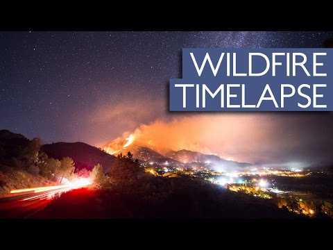 شاهد مصور يغامر بحياته لتصوير حرائق غابات كاليفورنيا المدمرة
