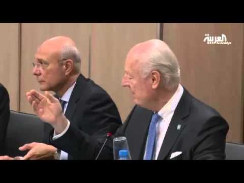 دي ميستورا يواصل مشاوراته مع وفدي النظام والمعارضة السوريين