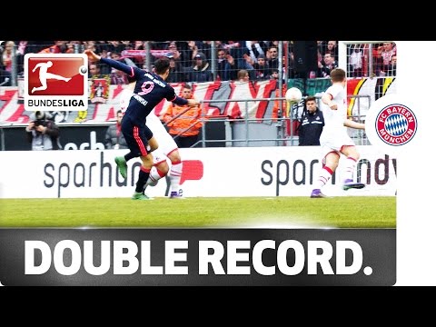 بالفيديو روبرت ليفاندوفسكي أول أجنبي يحرز للبايرن 25 هدف في موسم واحد