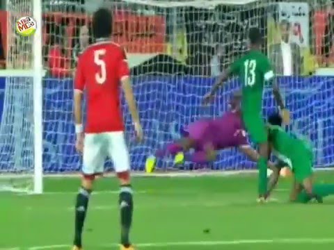 شاهد هدف المنتخب المصري في شباك نيجيريا