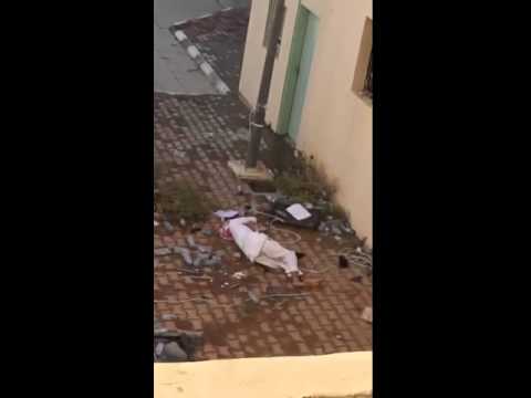 بالفيديو طالب حاول الهرب قفزًا من سور المدرسة
