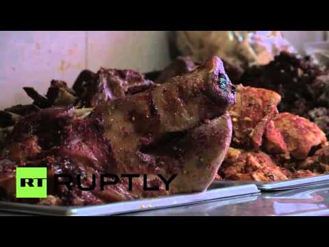 طهي رأس خنزير مستوحاة من شخصية المرشح الأميركي دونالد ترامب