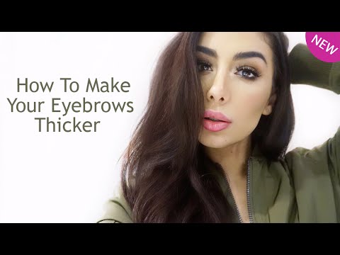 طريقة تكثيف الحواجب