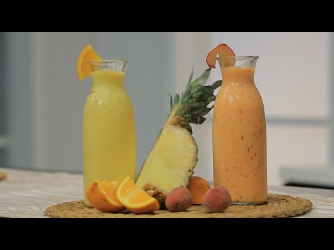 بالفيديو طريقة عمل سموذي برتقالي