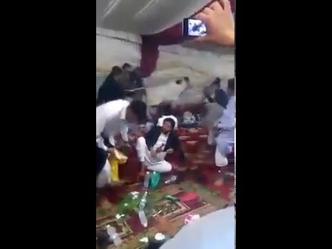 فيديو أغرب رد فعل من المعازيم في حفل زفاف