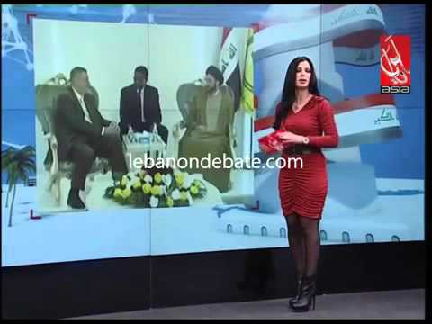 بالفيديو مذيعة لبنانية تفقد الوعي