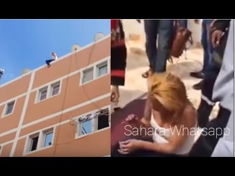 شاهد شاب ينجح في إنقاذ فتاة مغربية حاولت الانتحار